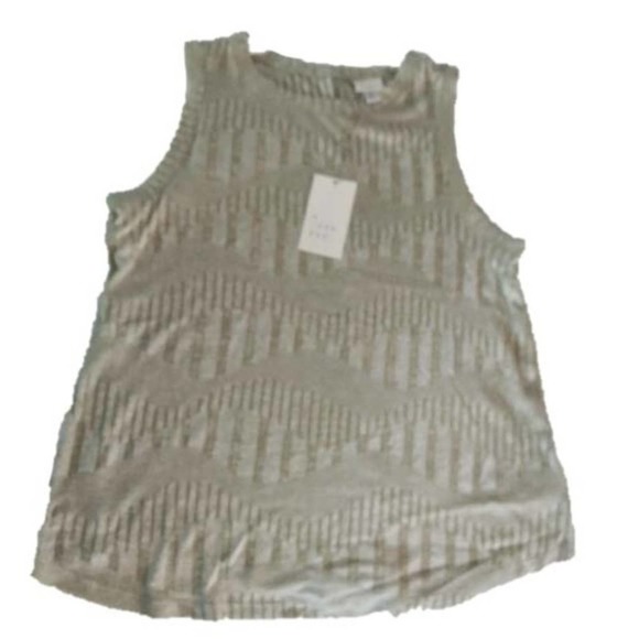 NWT Case Pack of 6 Jacquard Olive Green Sz M Tank Top - Picture 3 of 9